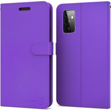 Load image into Gallery viewer, Samsung Galaxy A72 Wallet Case - RFID Blocking Leather Folio Phone Pouch - CarryALL Series