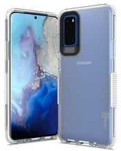 Load image into Gallery viewer, Samsung Galaxy S20 Clear Case - Protective TPU Rubber Phone Cover - Collider Series