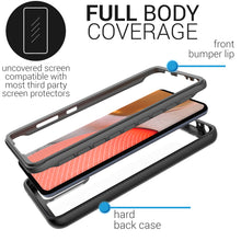 Load image into Gallery viewer, Samsung Galaxy A72 Case - Heavy Duty Shockproof Clear Phone Cover - EOS Series
