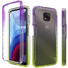 Load image into Gallery viewer, Motorola Moto G Power 2021 Clear Case Full Body Colorful Phone Cover - Gradient Series