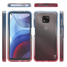 Load image into Gallery viewer, Motorola Moto G Power 2021 Clear Case Full Body Colorful Phone Cover - Gradient Series