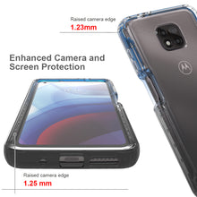 Load image into Gallery viewer, Motorola Moto G Power 2021 Clear Case Full Body Colorful Phone Cover - Gradient Series
