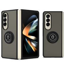 Load image into Gallery viewer, Samsung Galaxy Z Fold4 Ring Case Clear Tinted Back Phone Cover