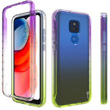 Load image into Gallery viewer, Motorola Moto G Play 2021 Clear Case Full Body Colorful Phone Cover - Gradient Series