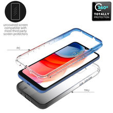 Load image into Gallery viewer, Motorola Moto G Play 2021 Clear Case Full Body Colorful Phone Cover - Gradient Series