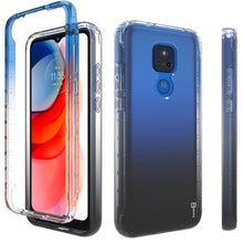 Load image into Gallery viewer, Motorola Moto G Play 2021 Clear Case Full Body Colorful Phone Cover - Gradient Series