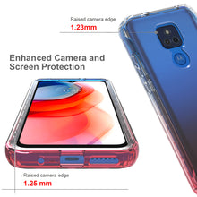Load image into Gallery viewer, Motorola Moto G Play 2021 Clear Case Full Body Colorful Phone Cover - Gradient Series