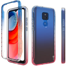 Load image into Gallery viewer, Motorola Moto G Play 2021 Clear Case Full Body Colorful Phone Cover - Gradient Series