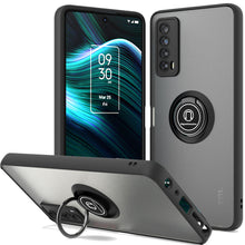 Load image into Gallery viewer, TCL Stylus 5G Ring Case Clear Tinted Back Phone Cover