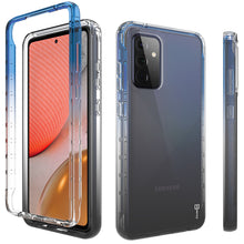 Load image into Gallery viewer, Samsung Galaxy A72 Clear Case Full Body Colorful Phone Cover - Gradient Series