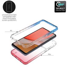 Load image into Gallery viewer, Samsung Galaxy A72 Clear Case Full Body Colorful Phone Cover - Gradient Series