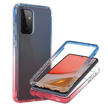 Load image into Gallery viewer, Samsung Galaxy A72 Clear Case Full Body Colorful Phone Cover - Gradient Series