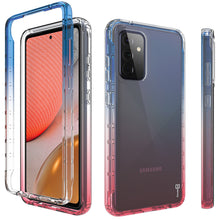 Load image into Gallery viewer, Samsung Galaxy A72 Clear Case Full Body Colorful Phone Cover - Gradient Series