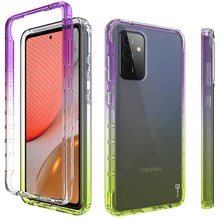 Load image into Gallery viewer, Samsung Galaxy A72 Clear Case Full Body Colorful Phone Cover - Gradient Series