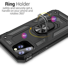 Load image into Gallery viewer, iPhone 11 Pro Case with Metal Ring Kickstand - Resistor Series