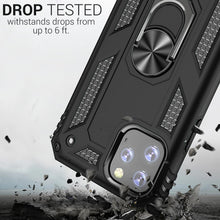 Load image into Gallery viewer, iPhone 11 Pro Case with Metal Ring Kickstand - Resistor Series