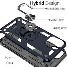 Load image into Gallery viewer, iPhone 11 Pro Case with Metal Ring Kickstand - Resistor Series