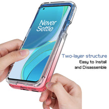 Load image into Gallery viewer, OnePlus 9 Pro Clear Case Full Body Colorful Phone Cover - Gradient Series