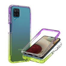 Load image into Gallery viewer, Samsung Galaxy A12 Clear Case Full Body Colorful Phone Cover - Gradient Series