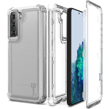 Load image into Gallery viewer, Samsung Galaxy S21 Clear Case - Full Body Tough Military Grade Shockproof Phone Cover