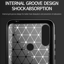 Load image into Gallery viewer, Motorola Moto E7 Power Slim Soft Flexible Carbon Fiber Brush Metal Style TPU Case