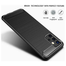 Load image into Gallery viewer, Samsung Galaxy A32 4G Slim Soft Flexible Carbon Fiber Brush Metal Style TPU Case