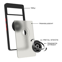 Load image into Gallery viewer, Google Pixel 7 Pro Ring Case Clear Tinted Back Phone Cover