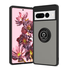 Load image into Gallery viewer, Google Pixel 7 Pro Ring Case Clear Tinted Back Phone Cover