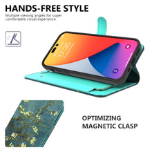 Load image into Gallery viewer, Apple iPhone 14 Pro Max Wallet Case RFID Blocking Leather Folio Phone Pouch