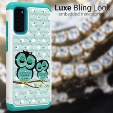 Load image into Gallery viewer, Samsung Galaxy S20 Case - Rhinestone Bling Hybrid Phone Cover - Aurora Series