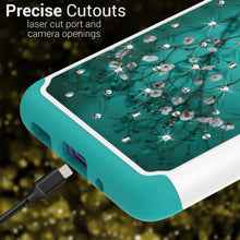 Load image into Gallery viewer, Samsung Galaxy S20 Case - Rhinestone Bling Hybrid Phone Cover - Aurora Series