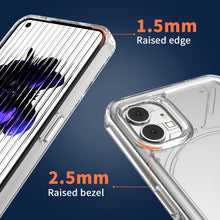 Load image into Gallery viewer, Nothing Phone 1 Clear Hybrid Slim Hard Back TPU Case Chrome Buttons
