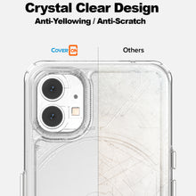 Load image into Gallery viewer, Nothing Phone 1 Clear Hybrid Slim Hard Back TPU Case Chrome Buttons