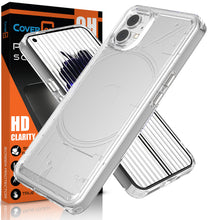 Load image into Gallery viewer, Nothing Phone 1 Clear Hybrid Slim Hard Back TPU Case Chrome Buttons