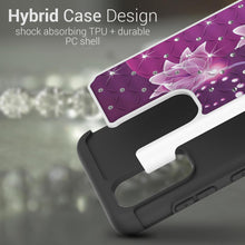 Load image into Gallery viewer, Samsung Galaxy S20 Case - Rhinestone Bling Hybrid Phone Cover - Aurora Series