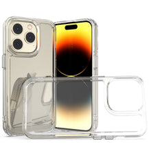 Load image into Gallery viewer, Apple iPhone 14 Pro Max Clear Hybrid Slim Hard Back TPU Case Chrome Buttons