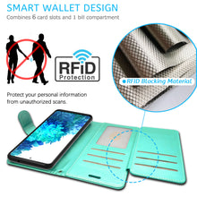 Load image into Gallery viewer, Samsung Galaxy S20 FE / Galaxy S20 FE 5G / Galaxy S20 Fan Edition / Galaxy S20 Lite Wallet Case - RFID Blocking Leather Folio Phone Pouch - CarryALL Series