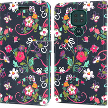 Load image into Gallery viewer, Motorola Moto G9 / Moto G9 Play Wallet Case - RFID Blocking Leather Folio Phone Pouch - CarryALL Series