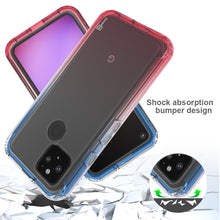 Load image into Gallery viewer, Google Pixel 4a 5G Clear Case Full Body Colorful Phone Cover - Gradient Series