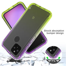 Load image into Gallery viewer, Google Pixel 5 Clear Case Full Body Colorful Phone Cover - Gradient Series