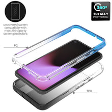 Load image into Gallery viewer, Google Pixel 4a 5G Clear Case Full Body Colorful Phone Cover - Gradient Series