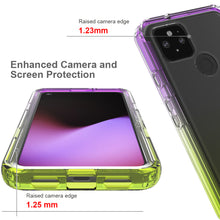 Load image into Gallery viewer, Google Pixel 4a 5G Clear Case Full Body Colorful Phone Cover - Gradient Series