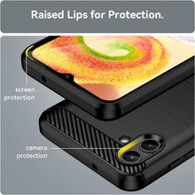 Load image into Gallery viewer, Samsung Galaxy A04 Case Slim TPU Phone Cover w/ Carbon Fiber