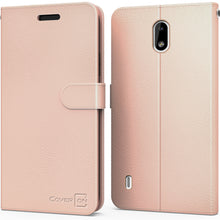 Load image into Gallery viewer, Nokia C2 (5.7") Wallet Case - RFID Blocking Leather Folio Phone Pouch - CarryALL Series