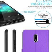 Load image into Gallery viewer, Nokia C2 (5.7") Wallet Case - RFID Blocking Leather Folio Phone Pouch - CarryALL Series