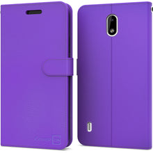 Load image into Gallery viewer, Nokia C2 (5.7") Wallet Case - RFID Blocking Leather Folio Phone Pouch - CarryALL Series