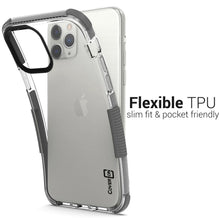 Load image into Gallery viewer, iPhone 11 Pro Max Clear Case - Protective TPU Rubber Phone Cover - Collider Series