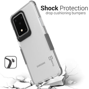 Samsung Galaxy S20 Ultra Clear Case - Protective TPU Rubber Phone Cover - Collider Series