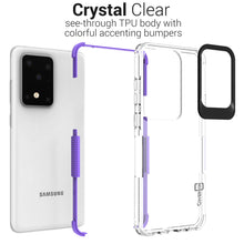 Load image into Gallery viewer, Samsung Galaxy S20 Ultra Clear Case - Protective TPU Rubber Phone Cover - Collider Series
