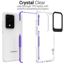 Load image into Gallery viewer, Samsung Galaxy S20 Ultra Clear Case - Protective TPU Rubber Phone Cover - Collider Series